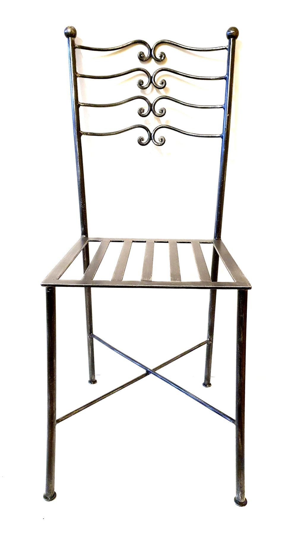 6907 Sedia in ferro battuto