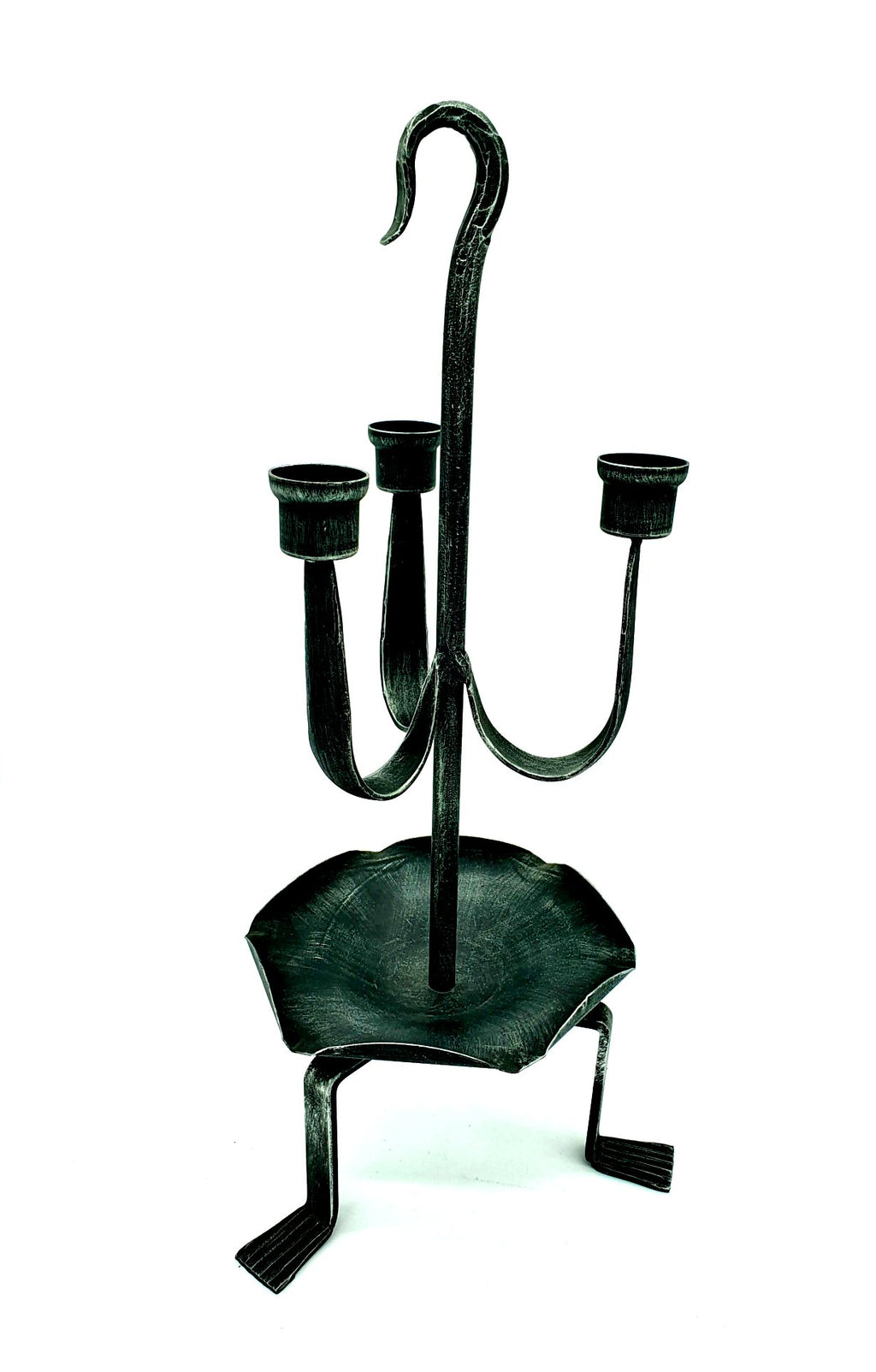 6187 Candeliere in ferro battuto - Portacandele