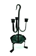 6187 Candeliere in ferro battuto - Portacandele