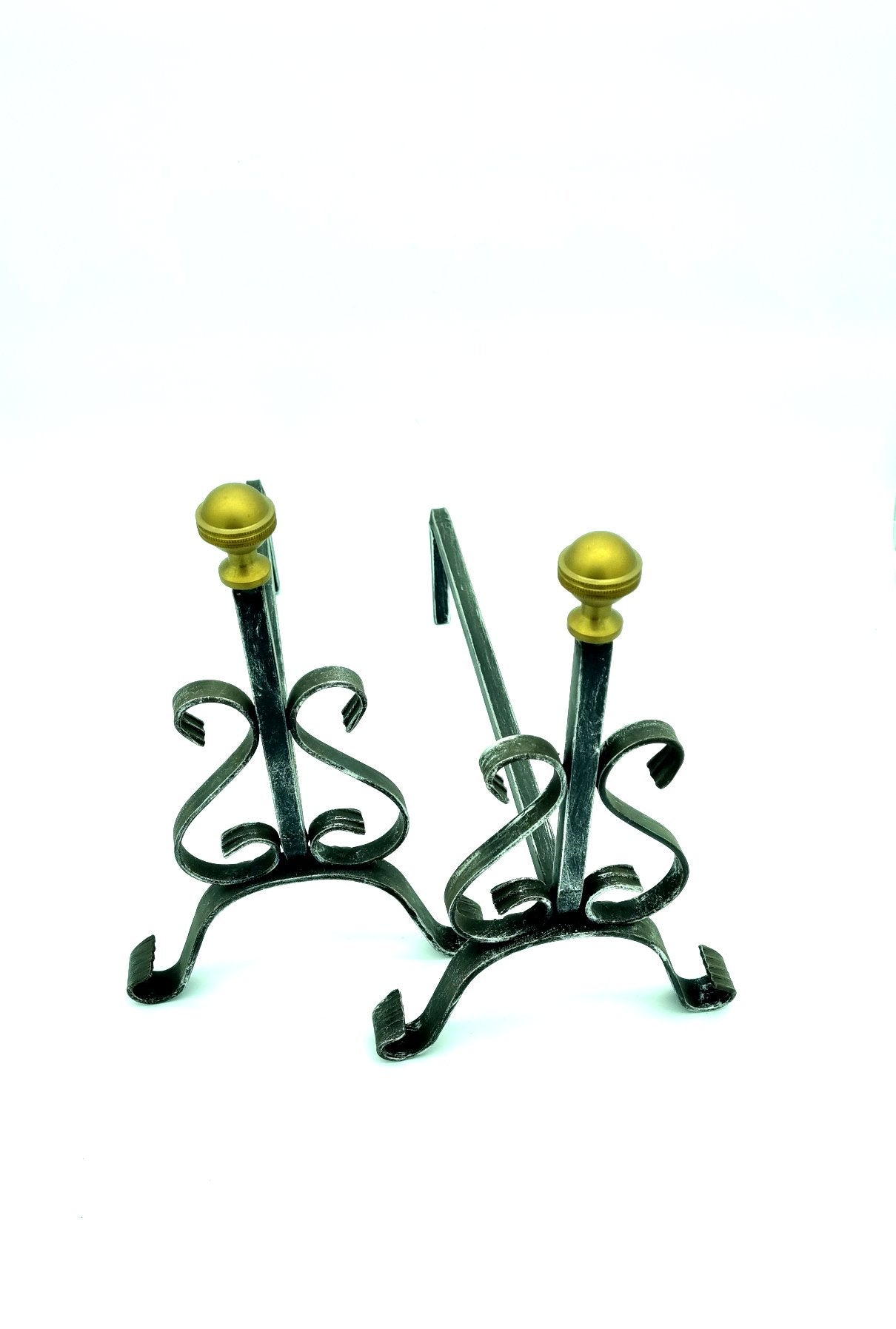 6418 Alari per camino - Brucialegna