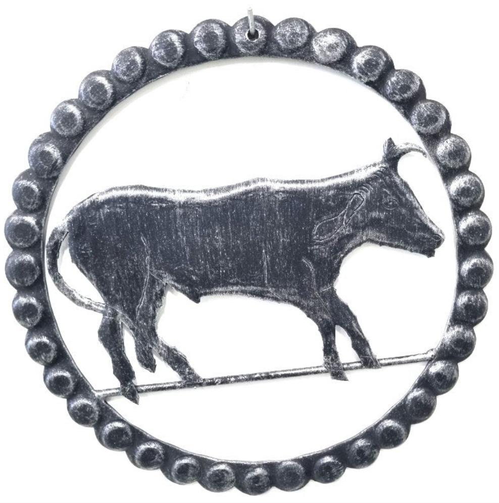 6207 Segno Zodiacale Toro in Ferro Battuto