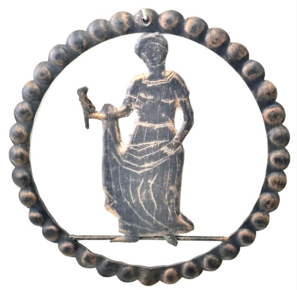 6211 Segno Zodiacale Vergine in Ferro Battuto