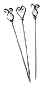 6272 Set 3 accessori per cucina in ferro battuto