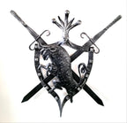 6301 Scudo Toro in Ferro Battuto