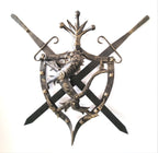 6303 Scudo Leone in Ferro Battuto