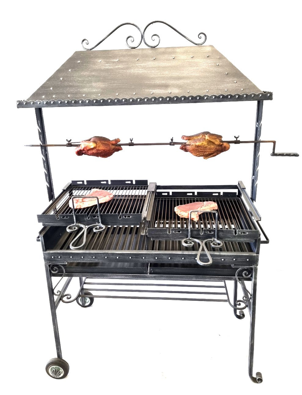6311 Barbecue in ferro - Barbecue a legna e a carbone – CD Homing