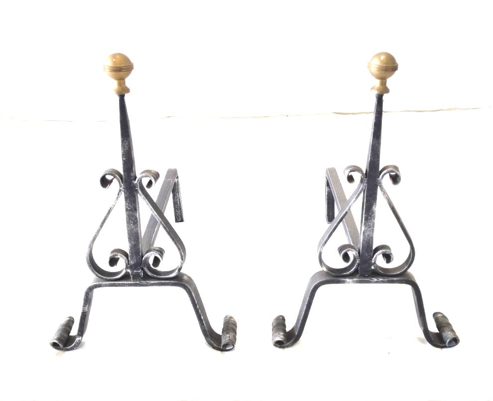 6435 Alari per camino - Brucialegna