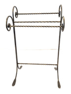 6628 Porta Asciugamani per Bagno in Ferro Battuto - Servomuto