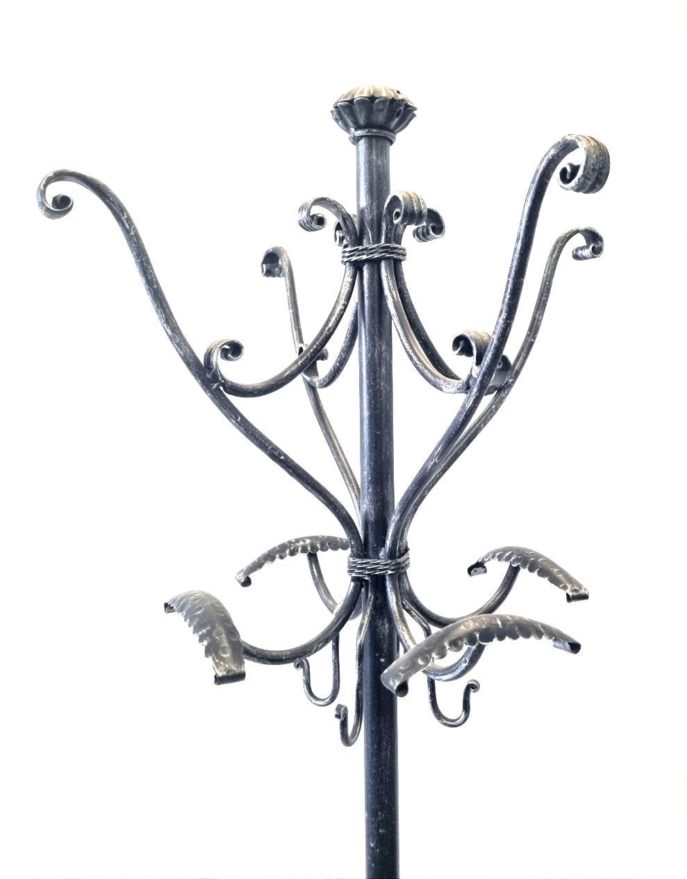 6805 Appendiabiti a Piantana in Ferro Battuto - Appendiabiti da terra