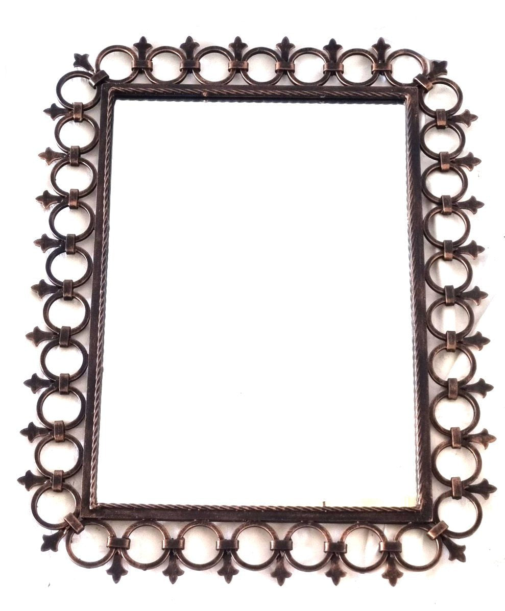 6843 Specchio in ferro battuto  - Specchiera