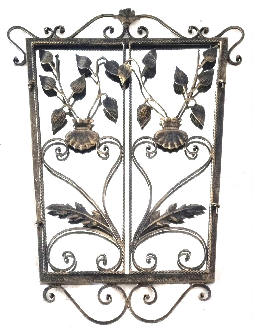 6848 Specchio in ferro battuto  - Specchiera