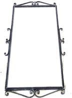 6857 Specchio in ferro battuto  - Specchiera