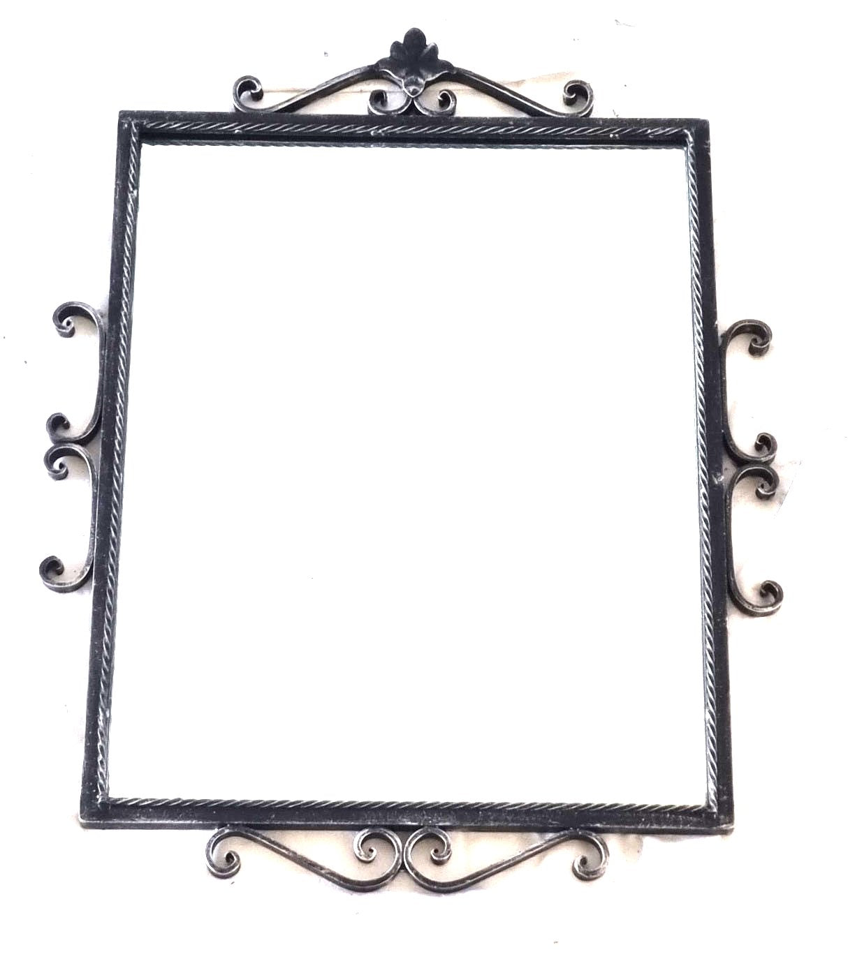 6861 Specchio in ferro battuto  - Specchiera