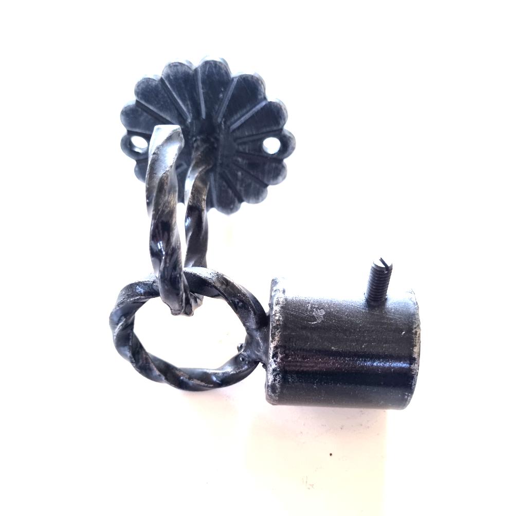 3603 - Finale Corrimano in Ferro Battuto - Supporto in Ferro Battuto