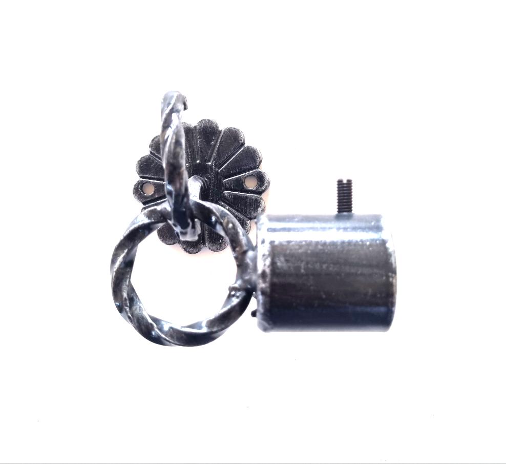 3603 - Finale Corrimano in Ferro Battuto - Supporto in Ferro Battuto