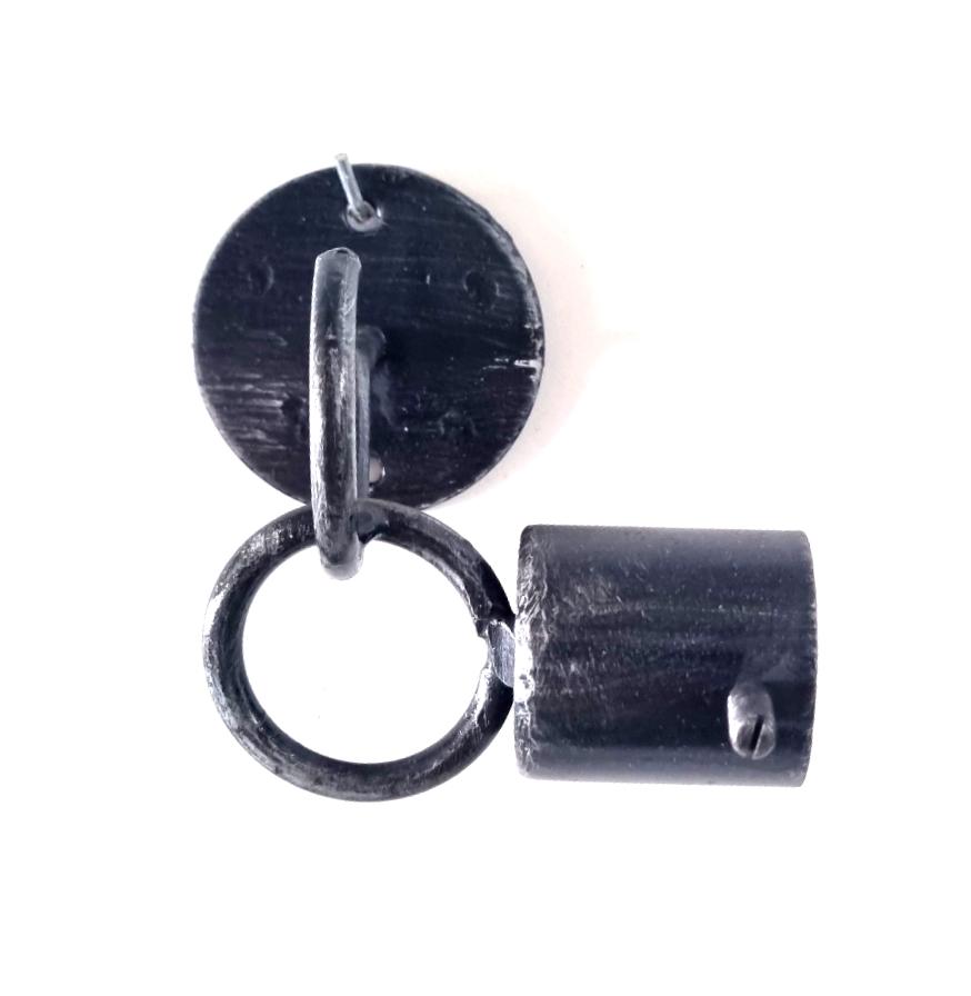 3607 - Finale Corrimano in Ferro Battuto - Supporto in Ferro Battuto