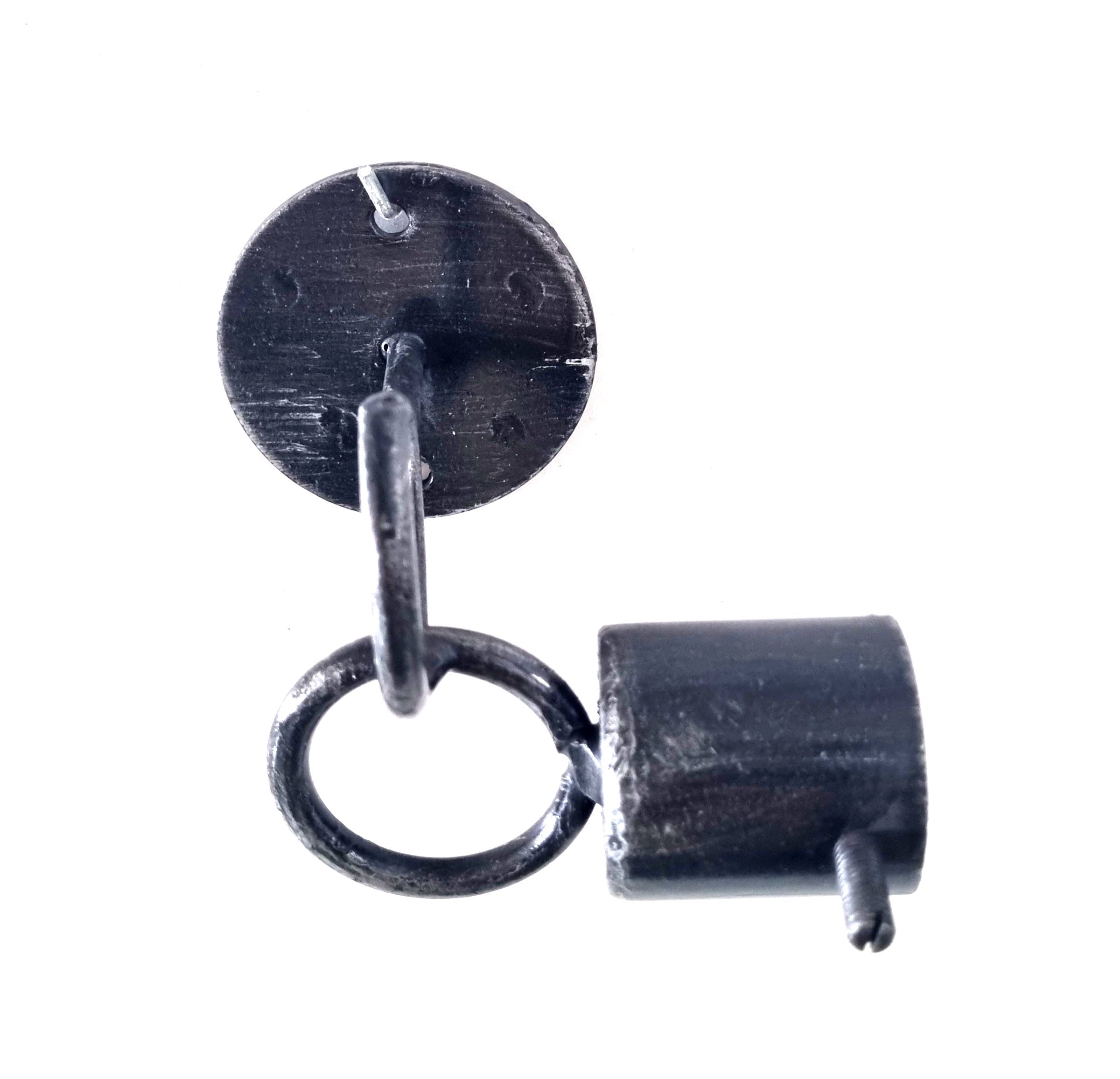 3607 - Finale Corrimano in Ferro Battuto - Supporto in Ferro Battuto