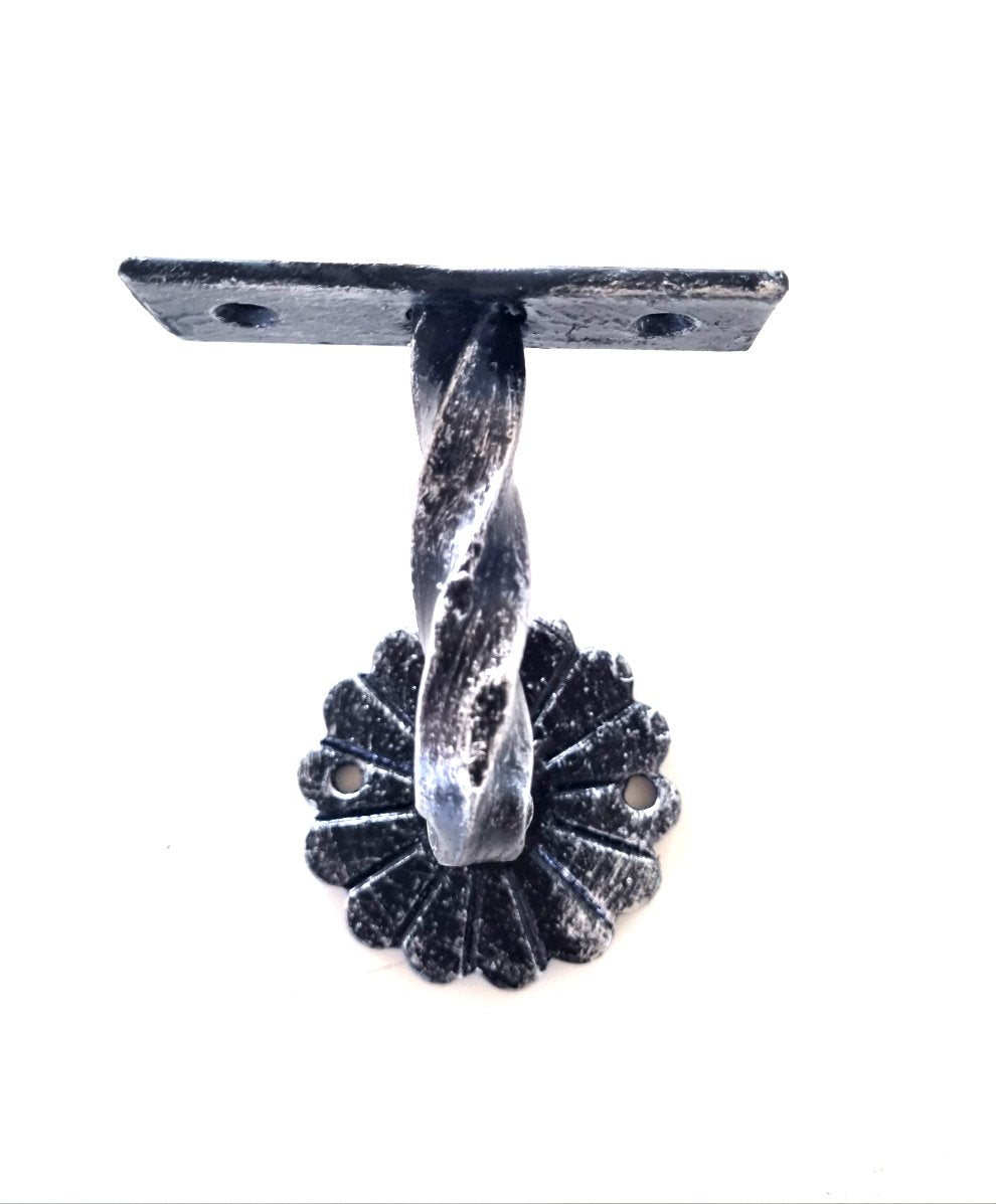 3610- Supporto Corrimano in Ferro Battuto - Supporto in Ferro Battuto