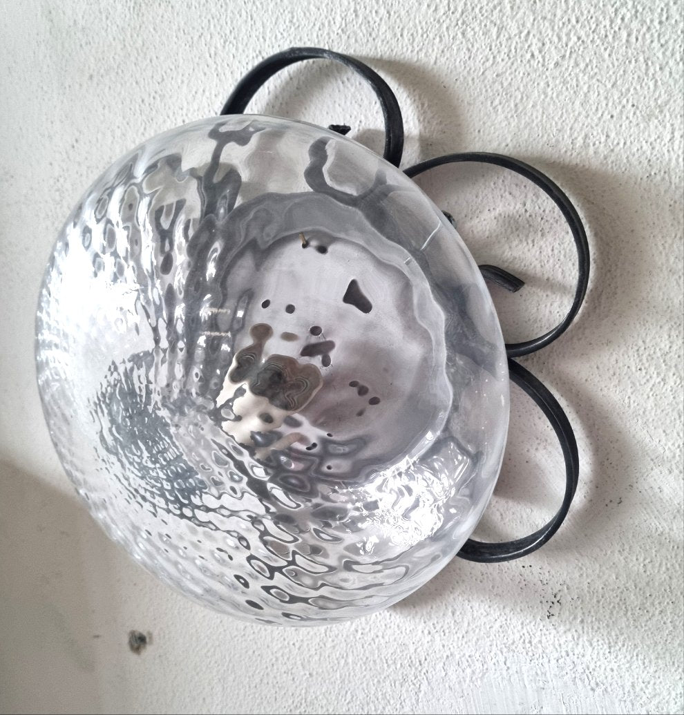 8404 Plafoniera in ferro battuto