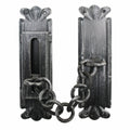 2158. Catena di Sicurezza Artigianale in ferro battuto per Porte.