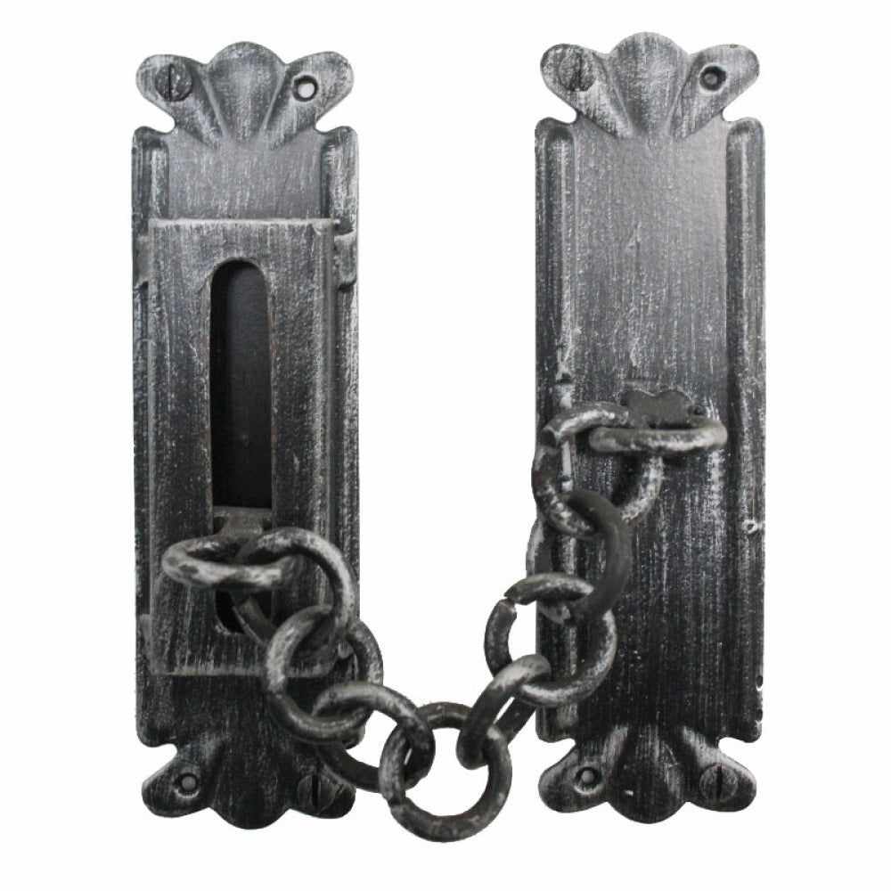 2158. Catena di Sicurezza Artigianale in ferro battuto per Porte.