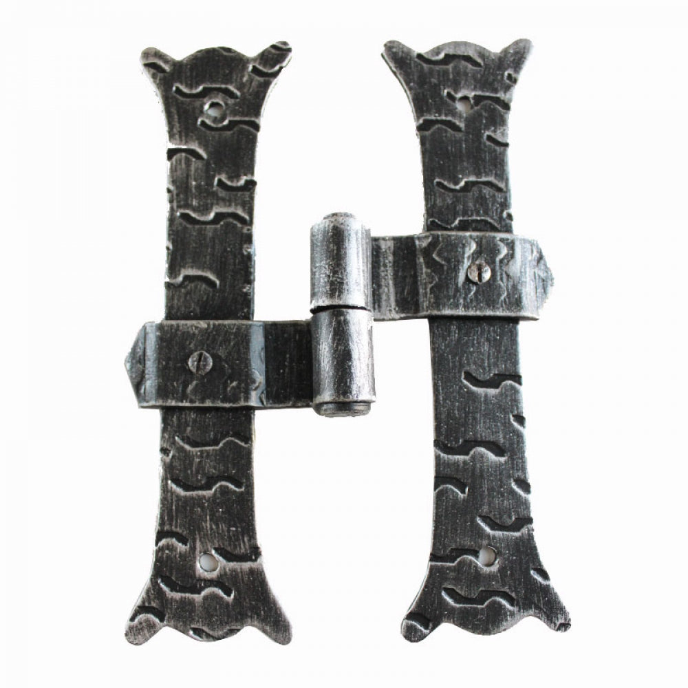 2607. Cerniera Centrale Doppia in Ferro Battuto per Porte e Finestre.