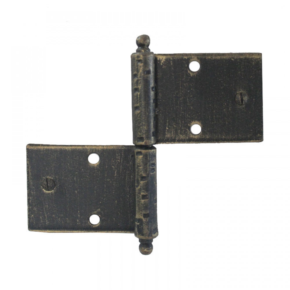 3059 Cerniera Doppia per Ante e Mobili in Ferro Battuto