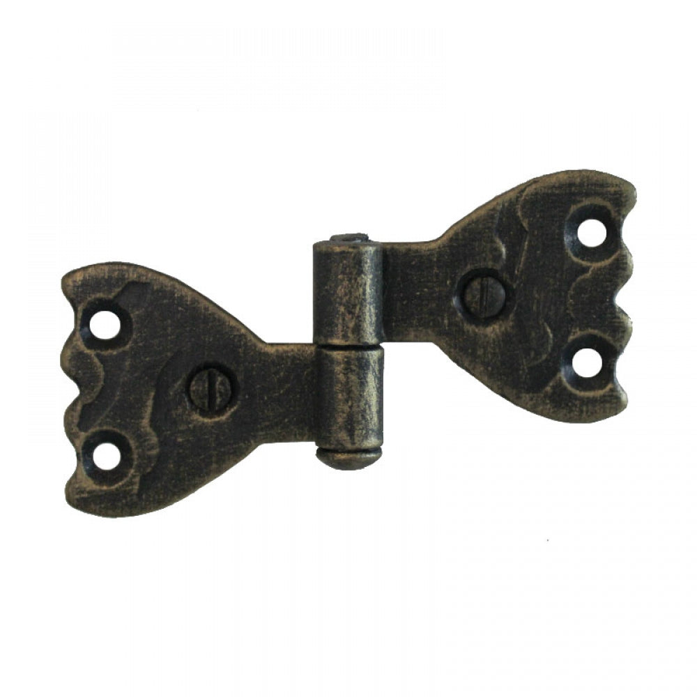 3063 Cerniera Doppia per Ante e Mobili in Ferro Battuto