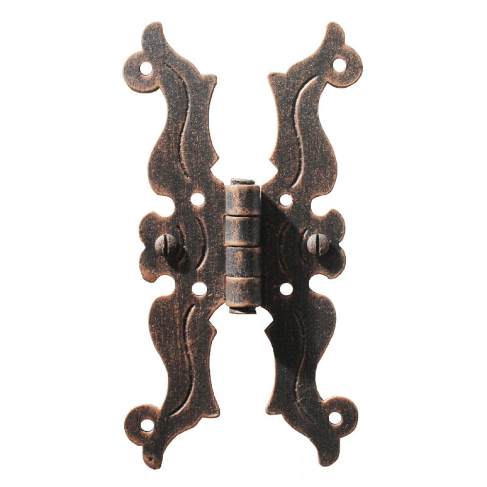 3072 Cerniera Doppia per Ante e Mobili in Ferro Battuto