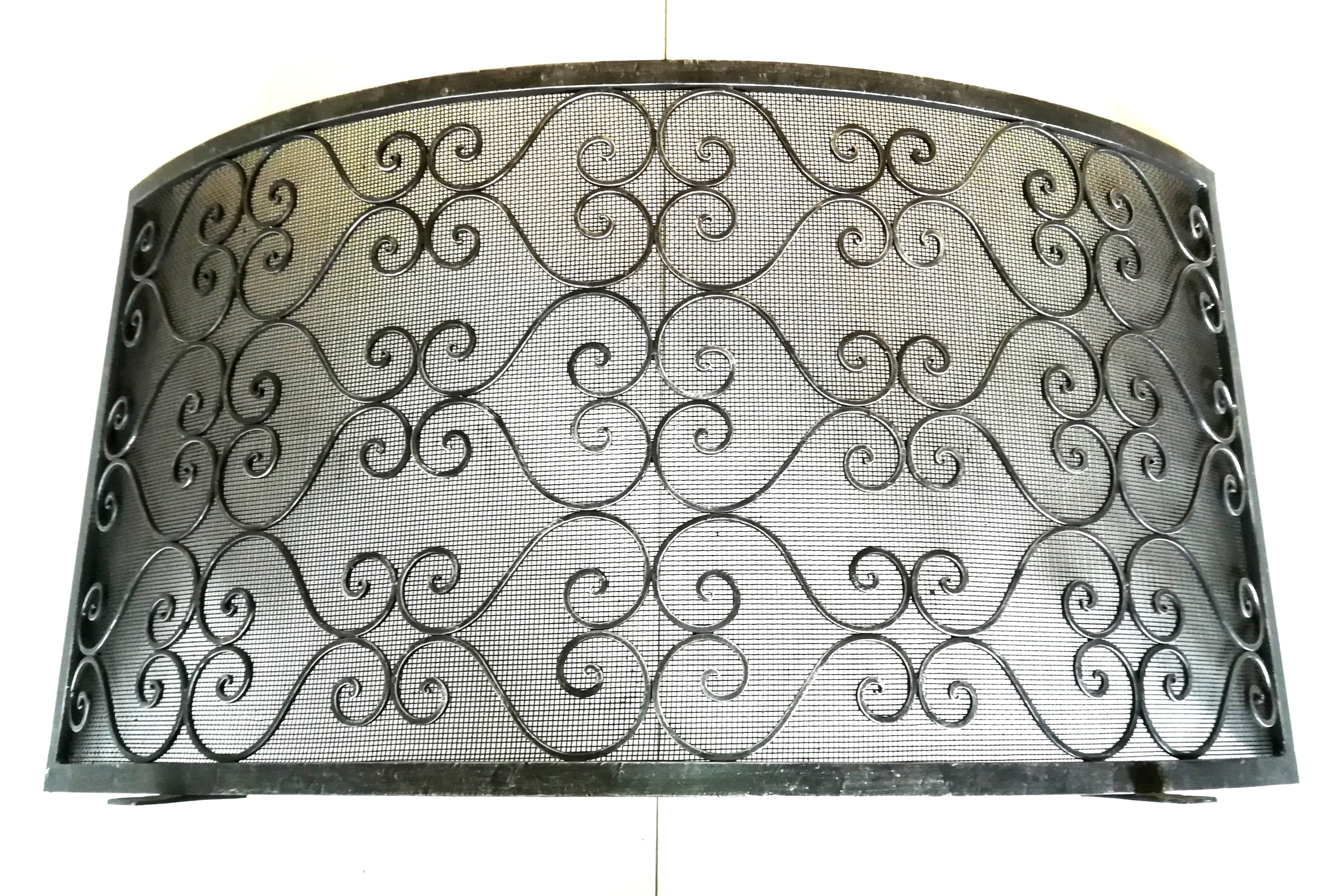 6362 Parascintille per camino in ferro battuto - Schermo camino