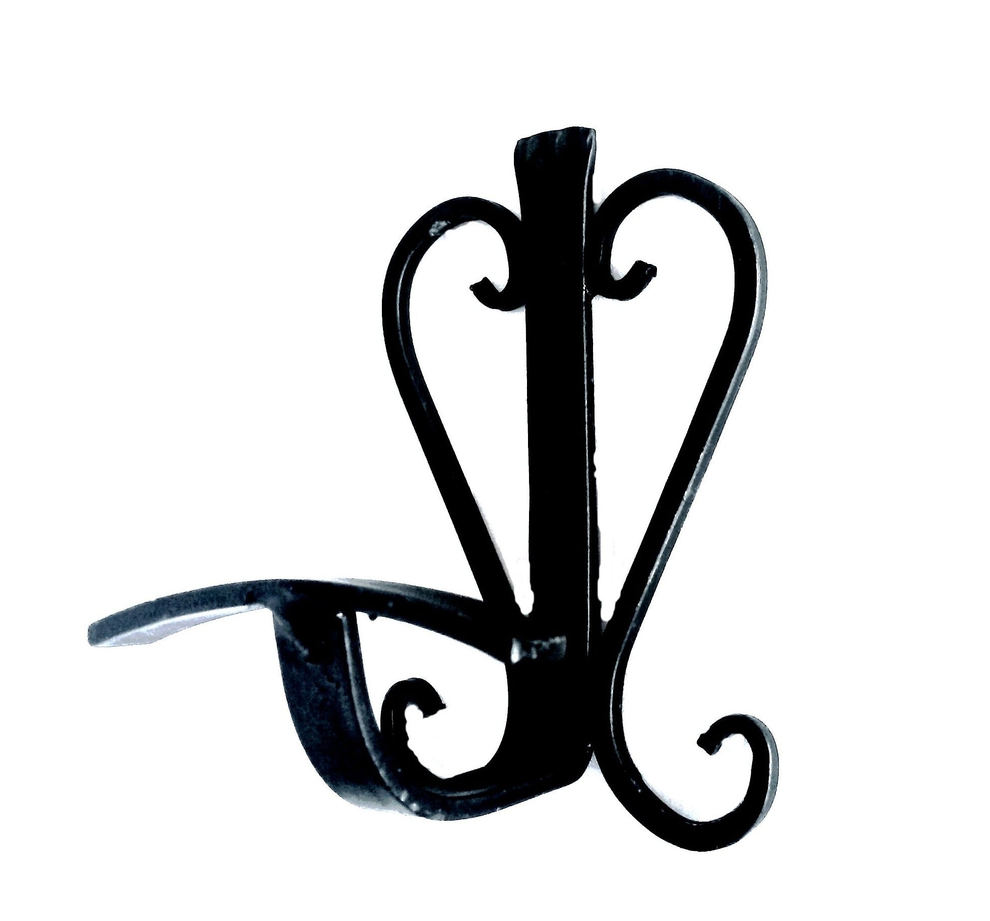 6662 Appendiabiti 1 posto in ferro battuto