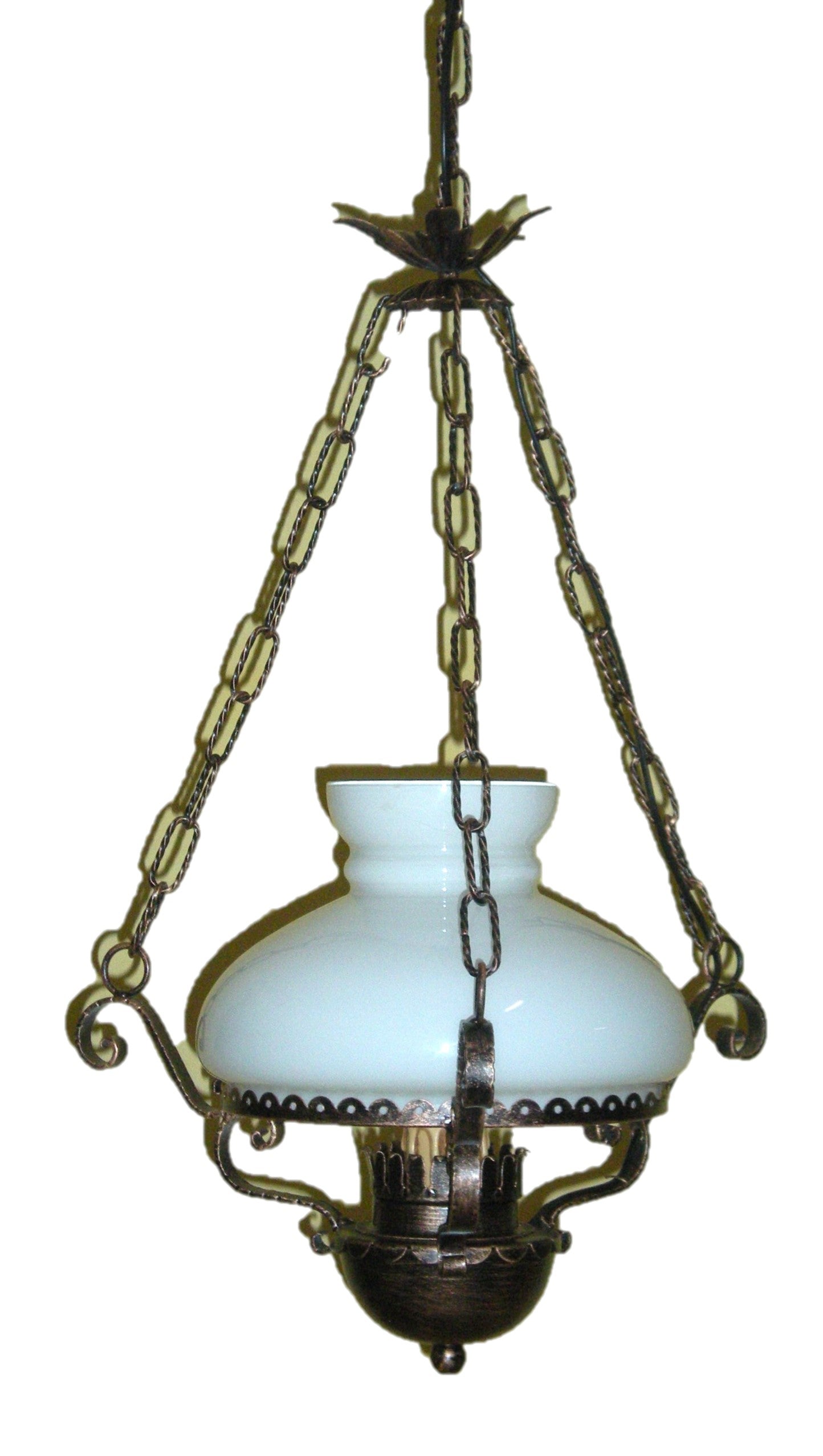 8020 Lampadario in ferro battuto a 1 luce