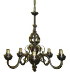 8025 Lampadario in ferro battuto a 5 luci