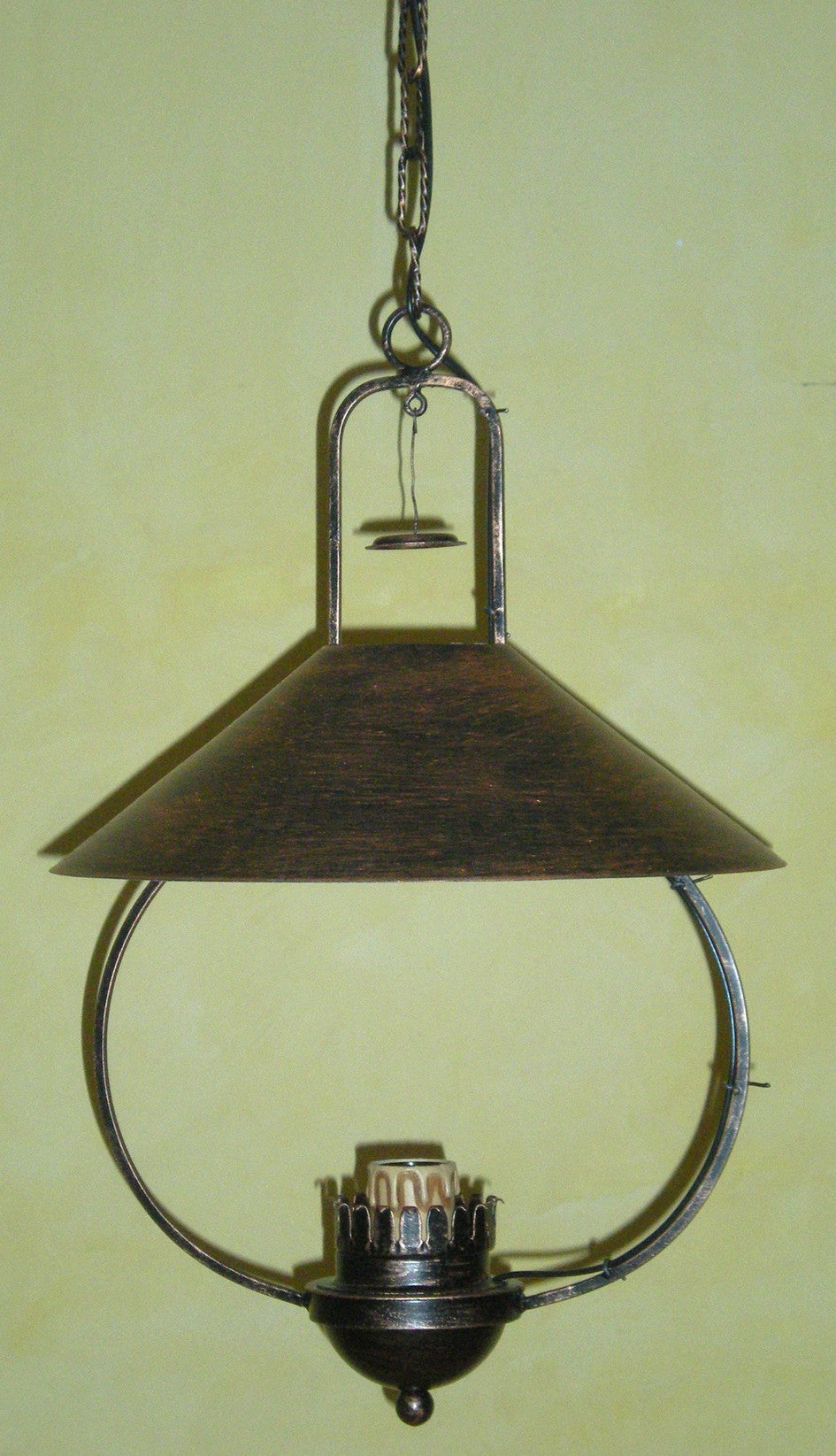 8078 Lampadario in ferro battuto a 1 luce