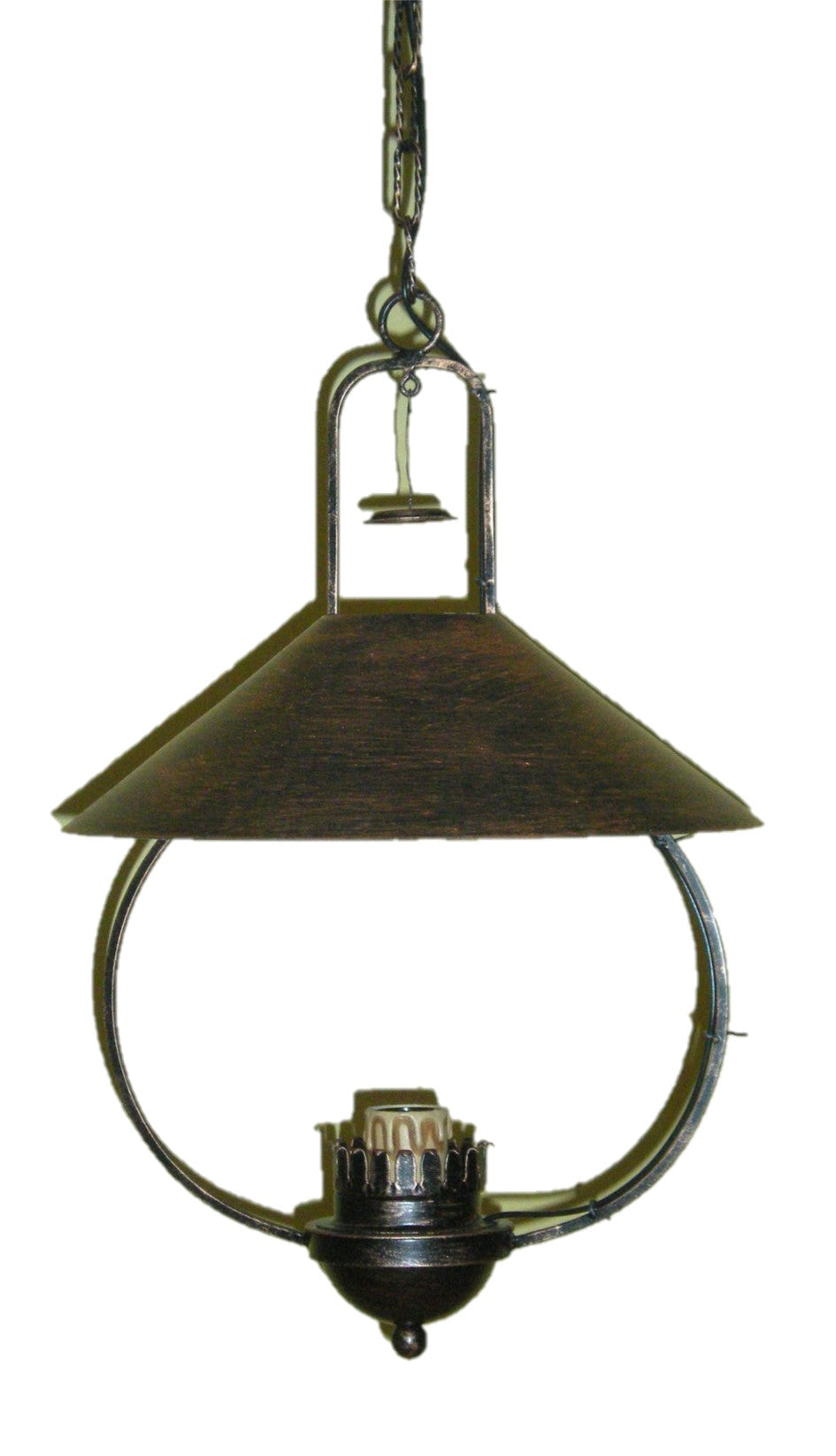 8078 Lampadario in ferro battuto a 1 luce