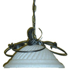8203 Lampadario in ferro battuto a 1 luce