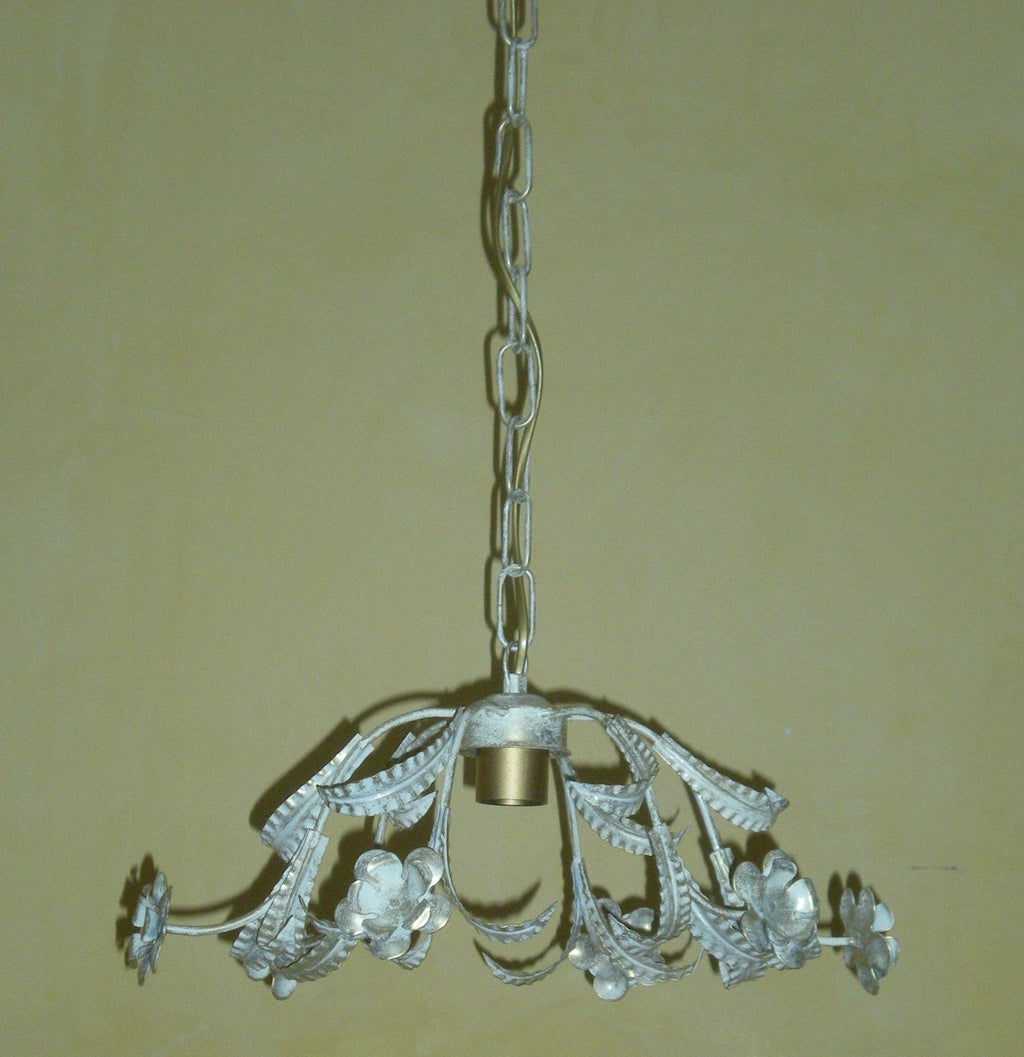 8246 Lampadario in ferro battuto a 1 luce