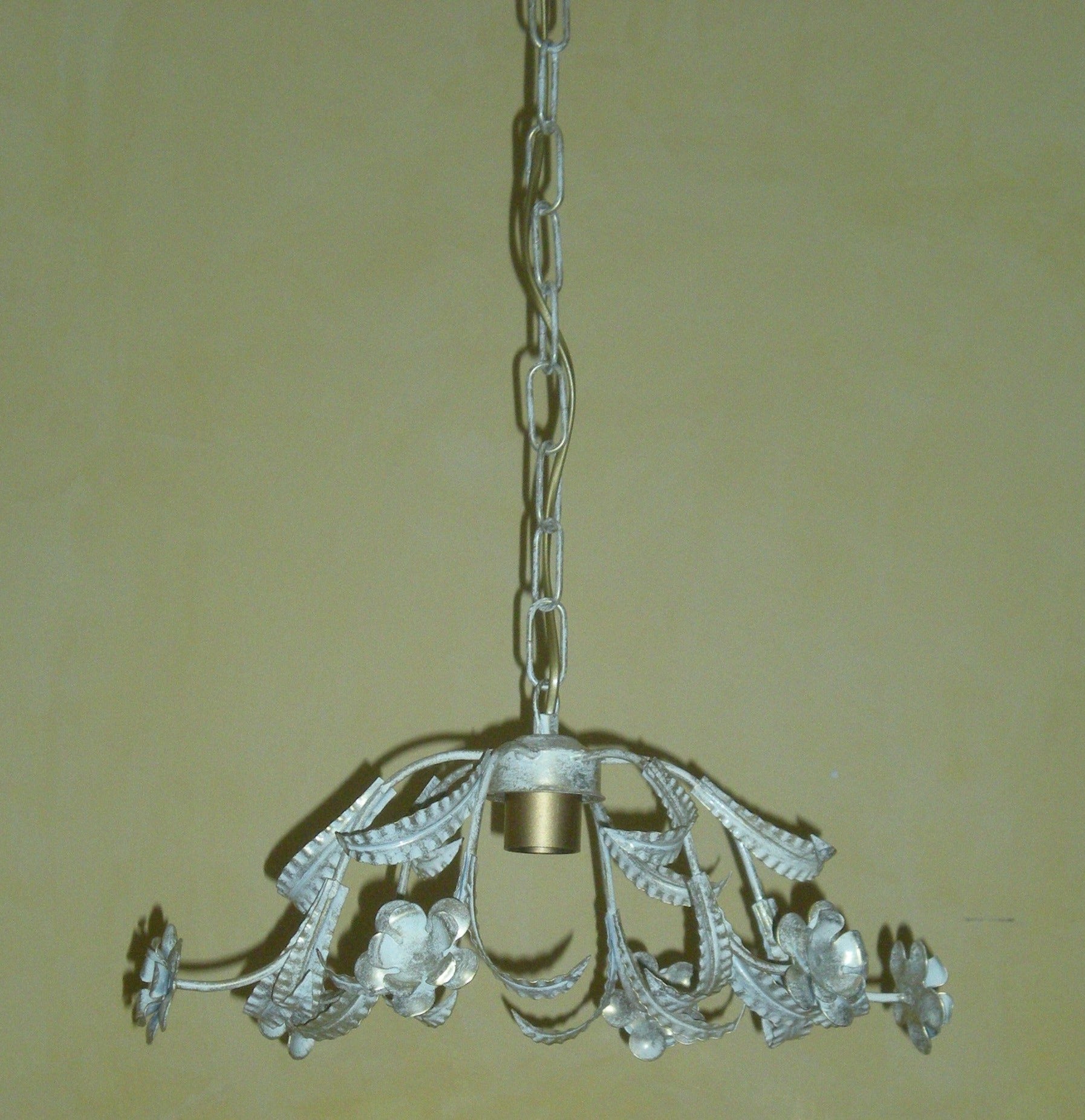 8246 Lampadario in ferro battuto a 1 luce