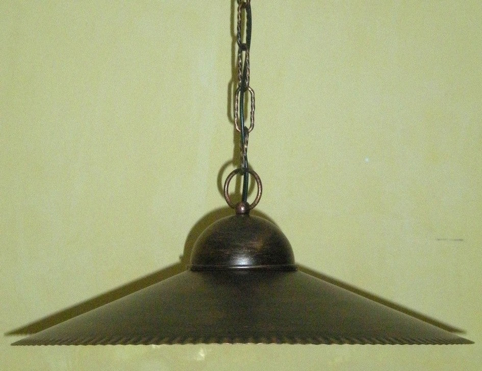 8303 Lampadario in ferro battuto a 1 luce