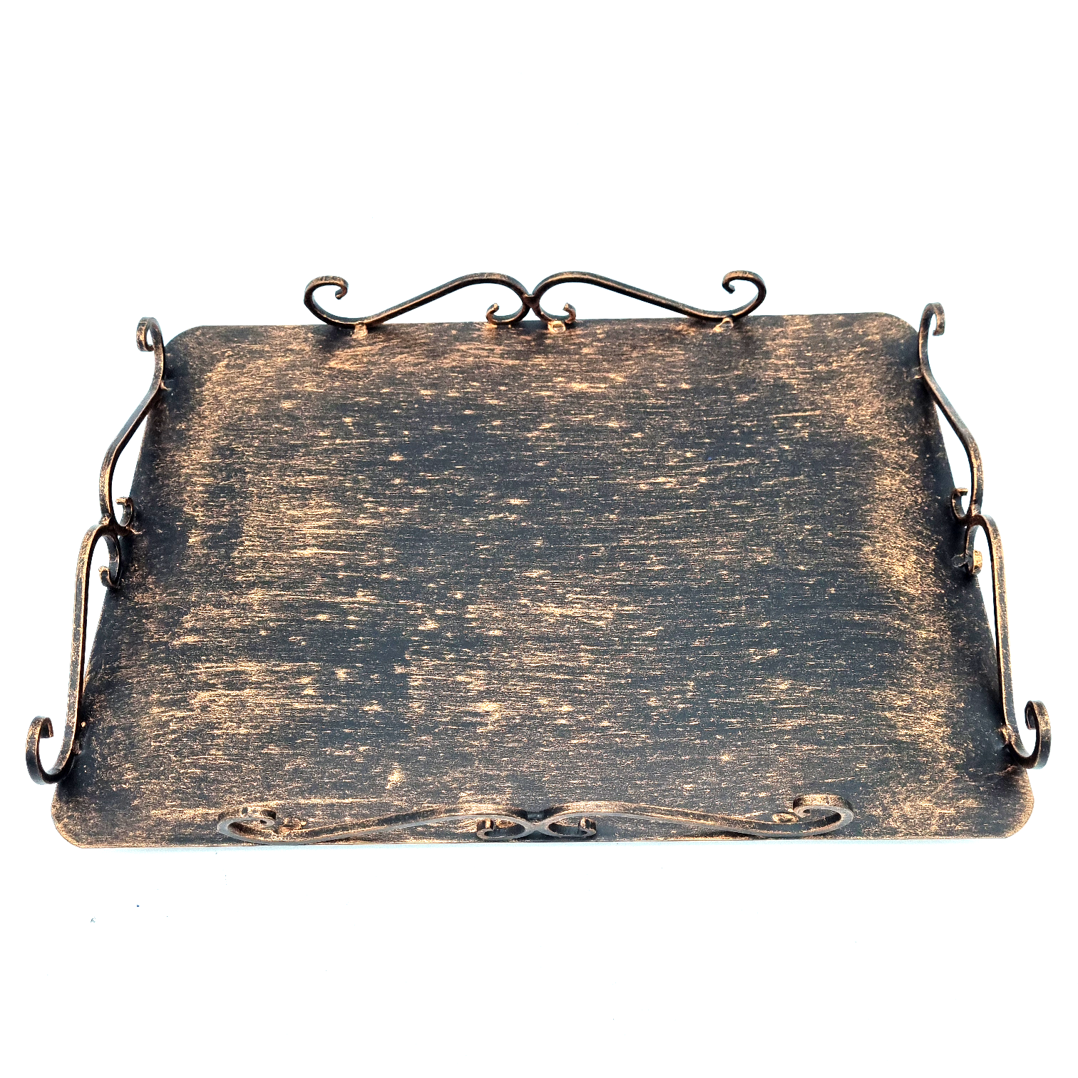 6251 Vassoio portafrutta in ferro battuto - Porta frutta in ferro