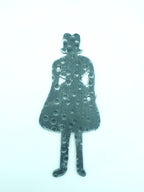 2207 Targhetta Figura donna WC - Cartelli Toilette e WC