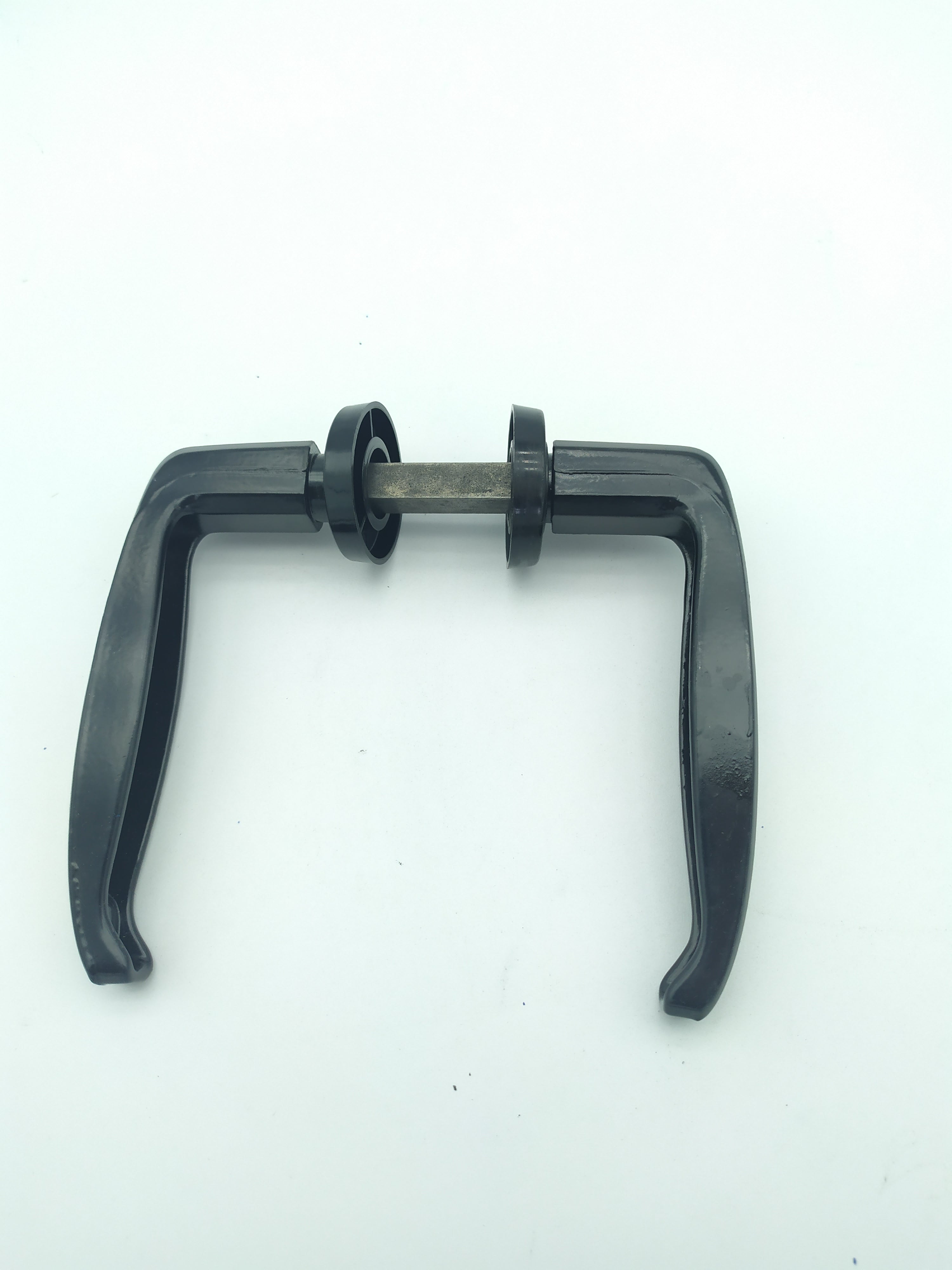 2211NE - Paio Maniglia in alluminio per cancelli