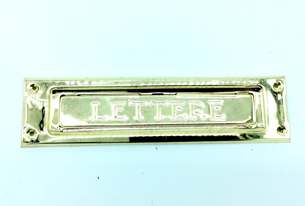 2215 Buca per Lettere Classica lamiera ottonata