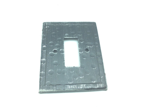 2152-1 Placca interruttore in ferro - 1 Foro - Copri interruttore