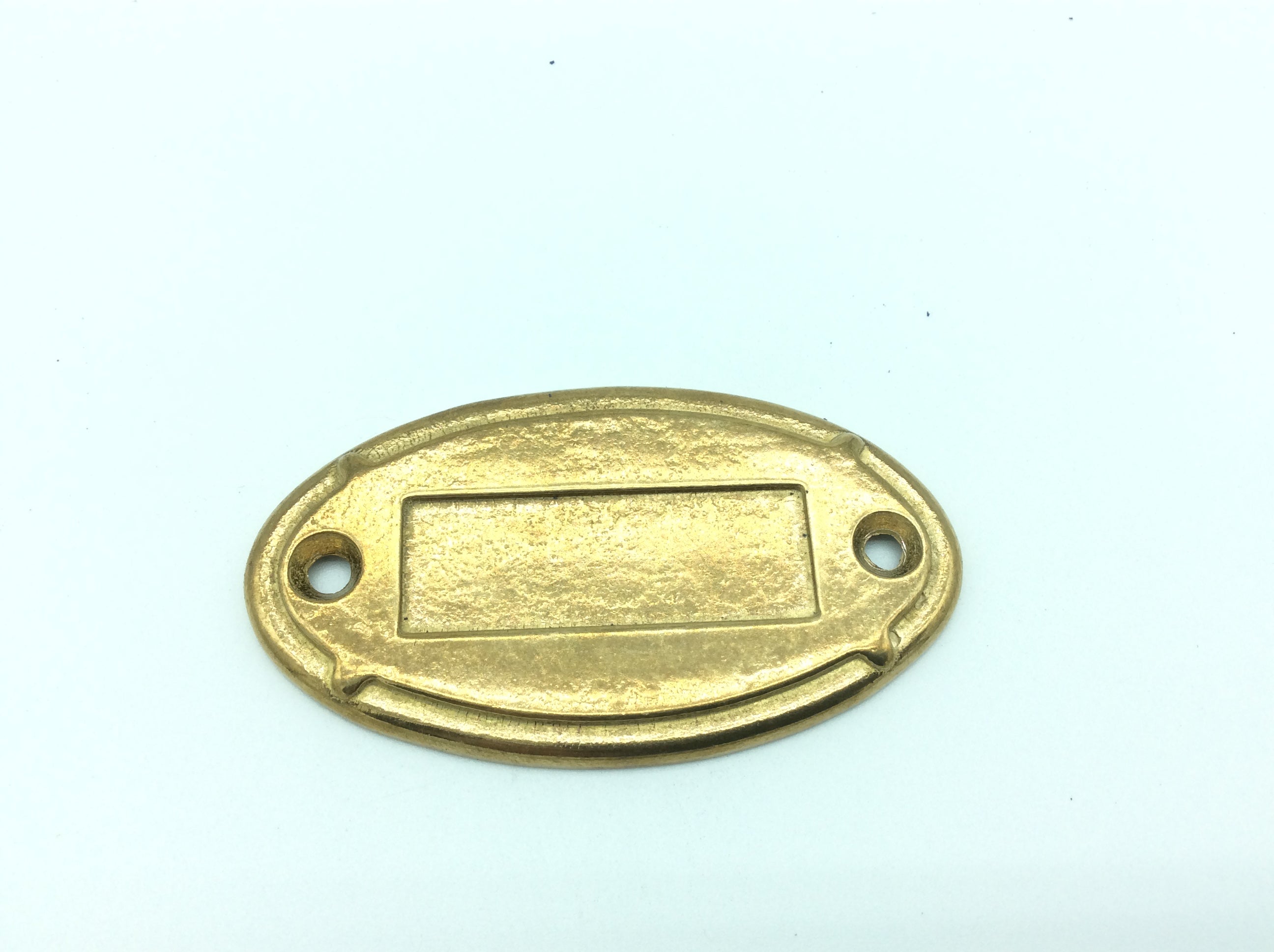 2214 Placca citofono in ottone - Placca campanello