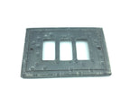 2152-3 Placca interruttore in ferro - 3 Fori - Copri interruttore