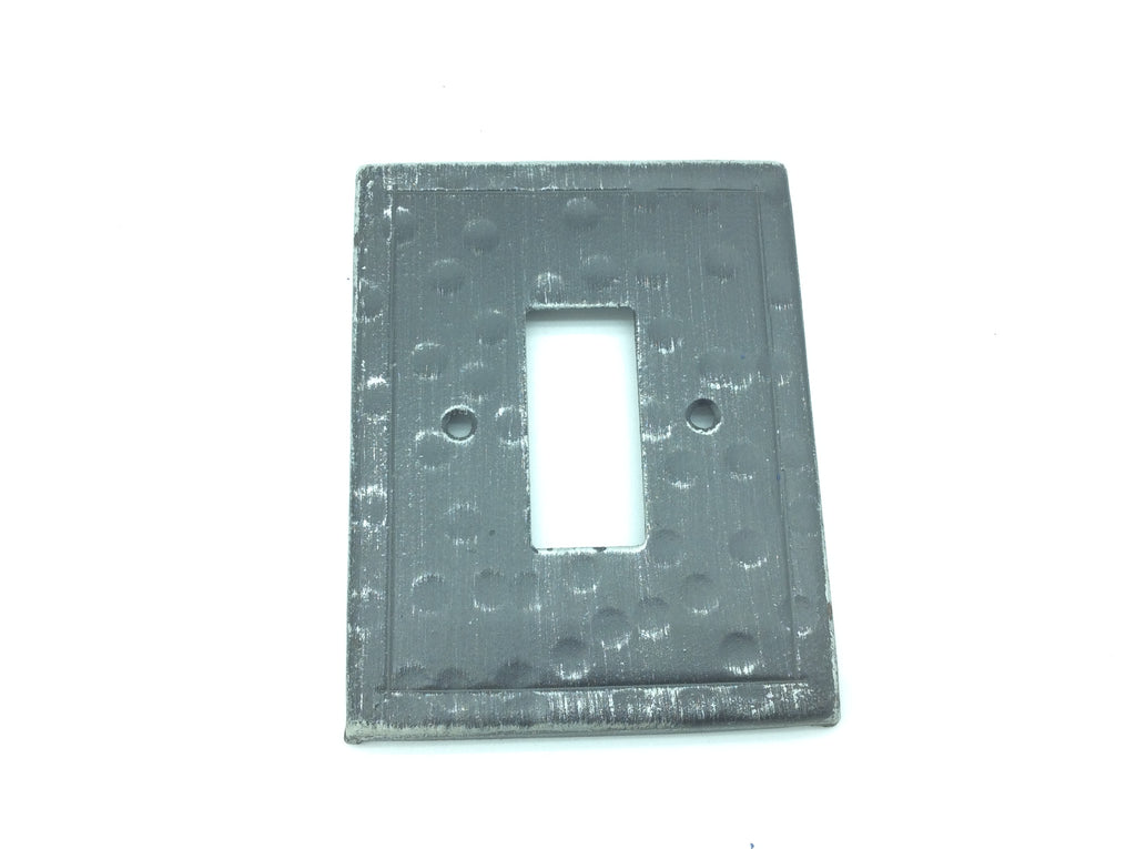 2152-1 Placca interruttore in ferro - 1 Foro - Copri interruttore